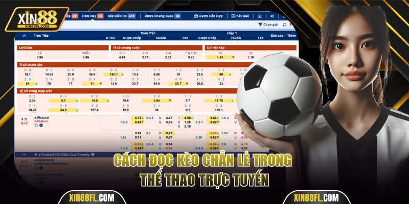Cách đọc kèo chẵn lẻ trong thể thao Xin88