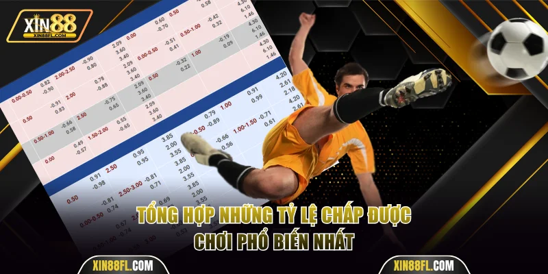 Tổng hợp những tỷ lệ chấp được chơi phổ biến nhất